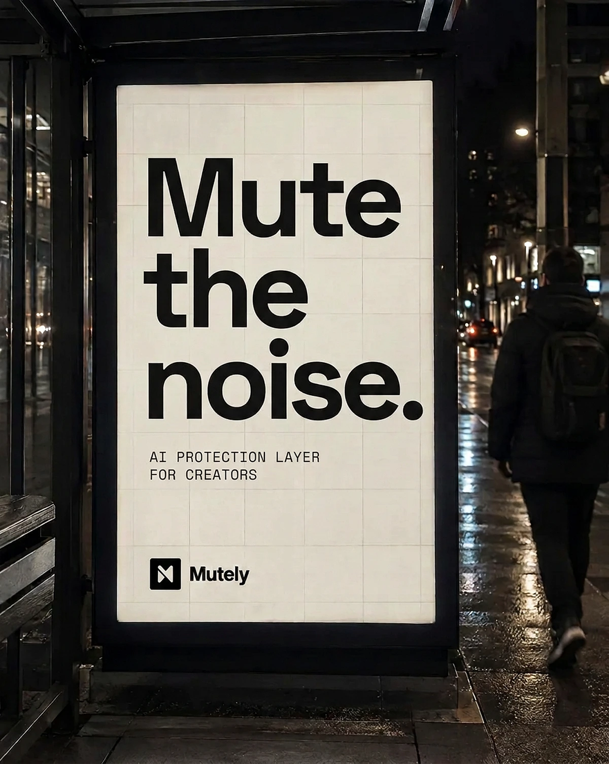 Mutely street poster